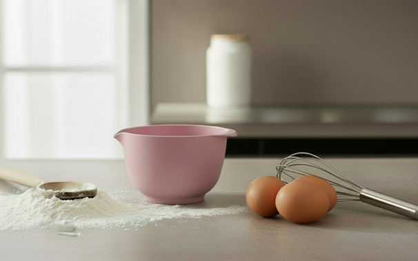 Birkmann Cuenco Mezclador / Cuenco para Masa Cuencos de colores - Rosa Seda - 1.5 Litros