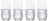 Vasos de agua Zwiesel Glas Pure 357 ml - 4 unidades