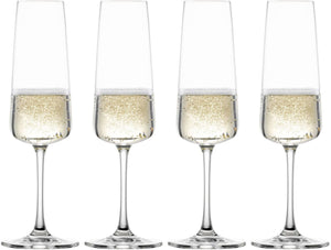 Schott Zwiesel Copas de champán - Flutes - MioVino - 260 ml - 4 piezas