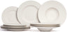 Villeroy & Boch Juego de Vajilla Manufacture Rock - Blanco 12 piezas / 4 personas - 4 platos de cena, 4 platos de desayuno y 4 platos para pasta