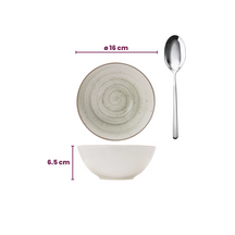 Cosy & Trendy Cuencos para sopa / Cuencos - Sintra Verde Hiedra ø 16 cm - 4 piezas