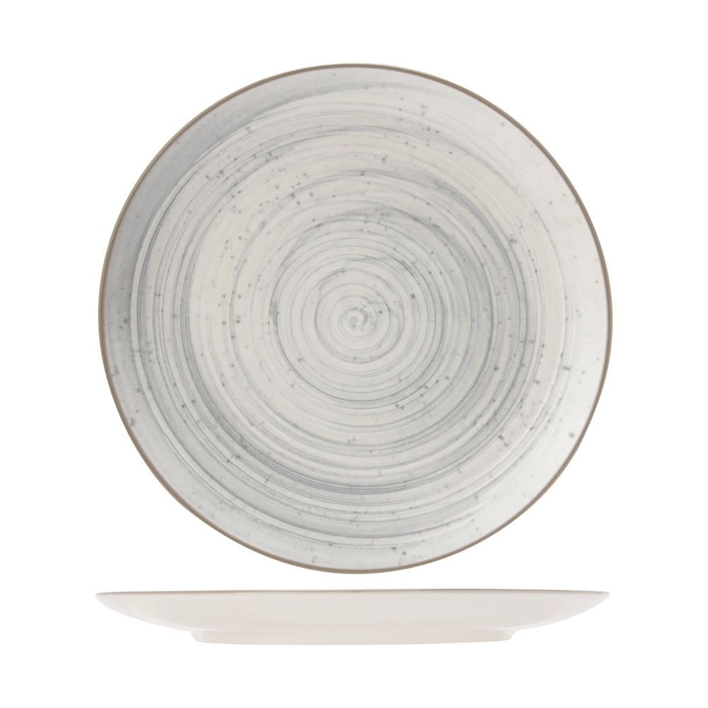 Cosy & Trendy Platos para desayuno / Platos para postre - Sintra Azul Polvoriento ø 20 cm - 4 piezas