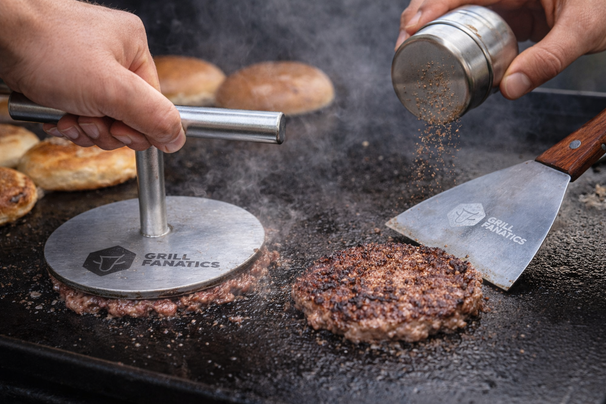 Cookinglife Grill Prensa para Smashburger / Prensa para hamburguesas - Premium - Acero inoxidable - ø 12 cm