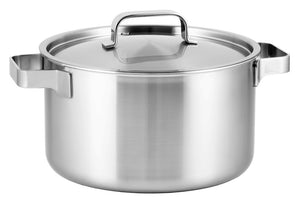 Sola Olla / Cacerola con tapa Ruby - Acero inoxidable triply ø 24 cm / 5.5 litros - apta para todas las fuentes de calor