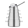 Sola Set de ollas Juvia 5 piezas Acero inoxidable - Compatible con campana extractora - Olla de cocina ø 16, 18, 20, 24 cm y cazo ø 16 cm - apto para todas las fuentes de calor