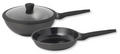 Sola Set de ollas Ceramic Deluxe - Sartén ø 28 cm y Wok Sola ø 30 cm - recubrimiento antiadherente cerámico