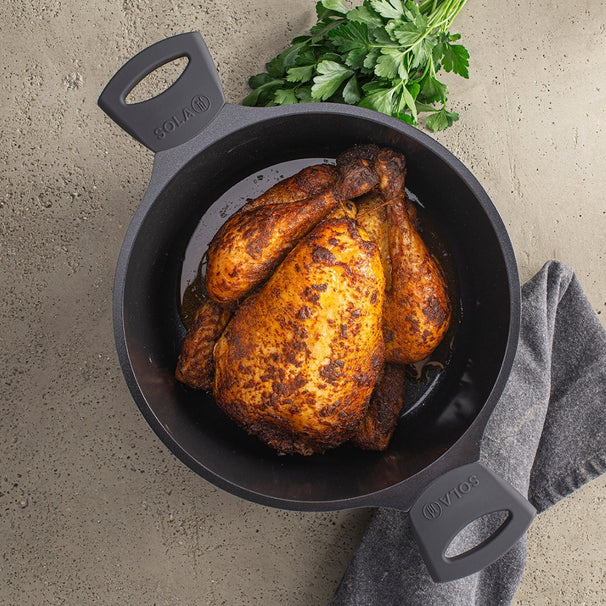 Olla para asar con tapa Ceramic Deluxe ø 24 cm - revestimiento antiadherente cerámico