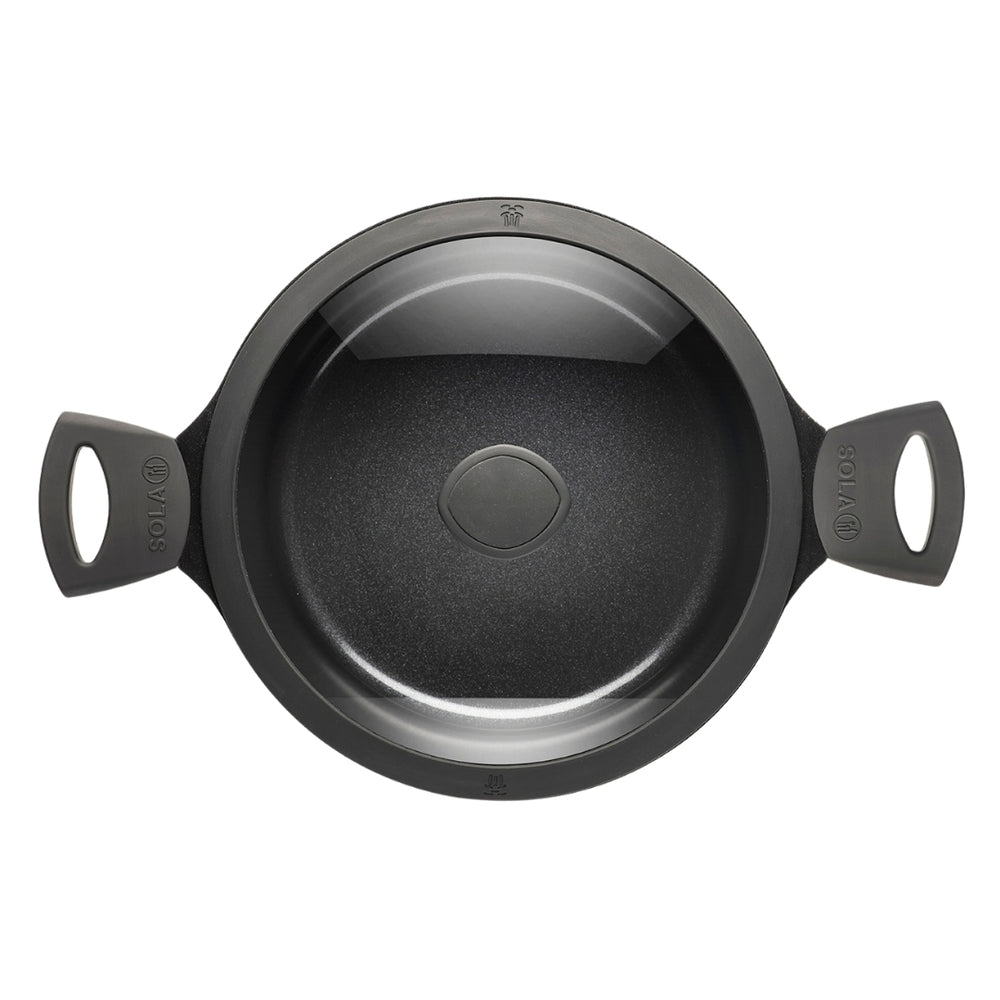 Olla para asar con tapa Ceramic Deluxe ø 28 cm - revestimiento antiadherente cerámico