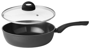 Sola Sartén para aperitivos / Sartén salteadora con tapa Stonehenge ø 28 cm - revestimiento antiadherente cerámico