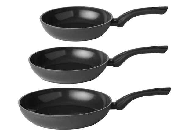 Sola Set de sartenes Stonehenge 3 piezas - ø 20, 24 y 28 cm - revestimiento antiadherente cerámico