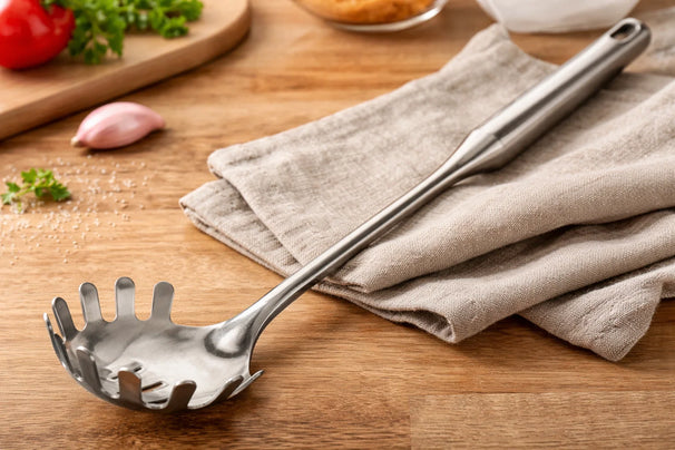 Cucharón para Espaguetis ProLine Cookinglife Acero Inoxidable 35.5 cm - Utensilio de Cocina