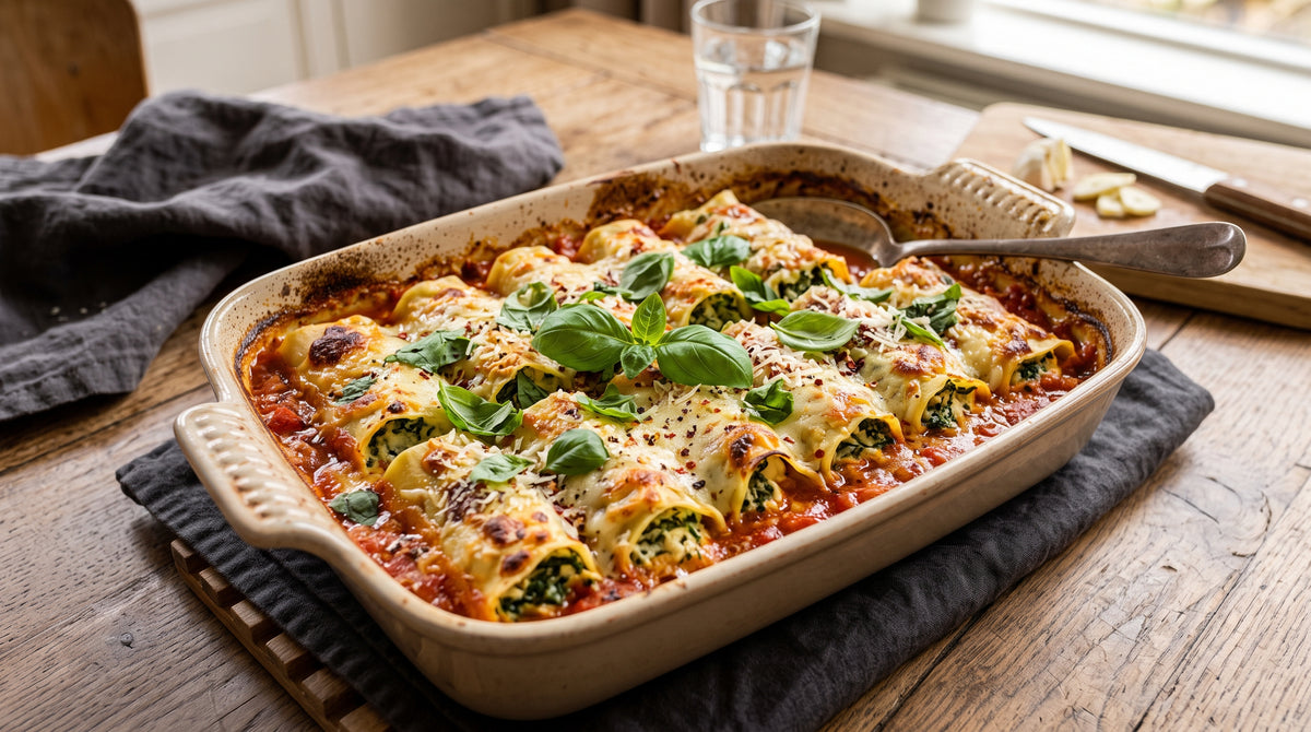 Suave, cremoso y lleno de sabor, recién salido del horno