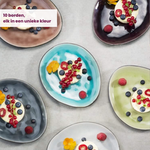 Platos de cena Streetfood 27.5 x 23 cm - 10 piezas Cosy & Trendy