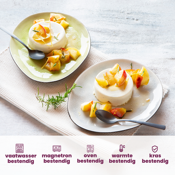 Platos de desayuno / postre Streetfood 19.5 x 16 cm - 10 piezas Cosy & Trendy