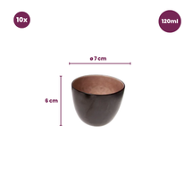 Tazas de espresso Cosy & Trendy Streetfood 120 ml - 10 unidades