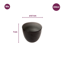 Tazas de café Cosy & Trendy Streetfood 230 ml - 10 unidades