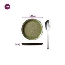 Platos para pasteles / tapas Cosy & Trendy Streetfood ø 13 cm - 10 unidades