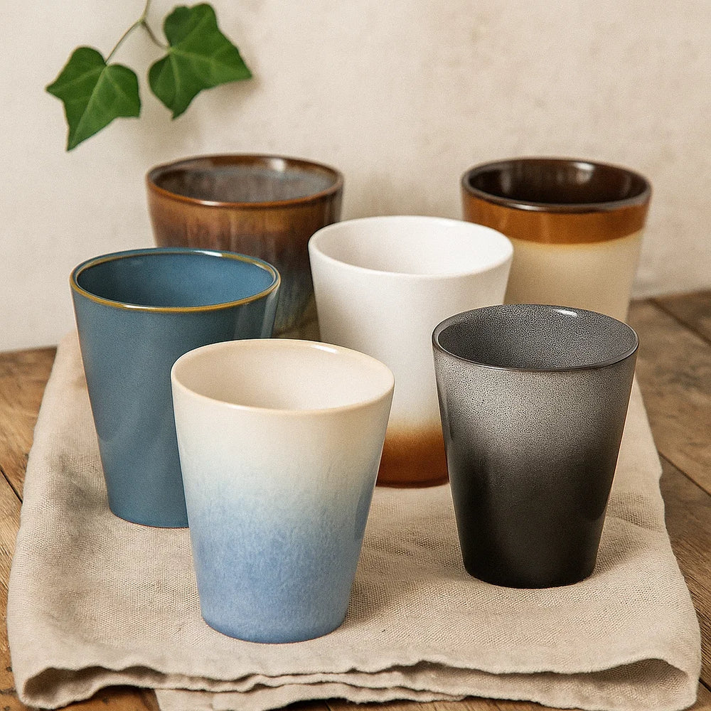 Tazas de capuchino Studio Tavola - Tazas de café - Storm - 310 ml - 6 piezas