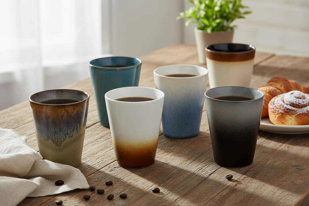 Set de café Studio Tavola - Tazas de café y tazas de capuchino - Storm - 12 piezas