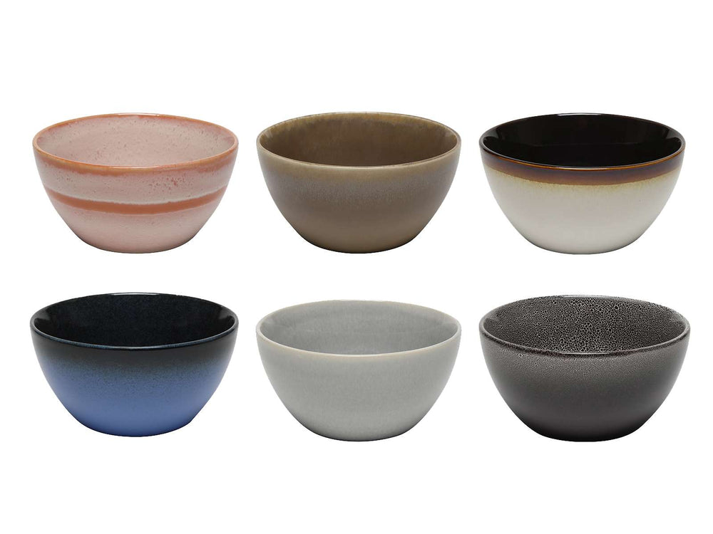 Juego de vajilla Studio Tavola Earth 30 piezas / 6 personas - 6 platos llanos, 6 platos para desayuno, 6 cuencos, 6 tazas de café y 6 vasos de café