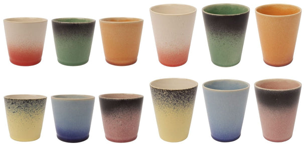 Set de café Studio Tavola - Tazas de café y tazas de capuchino - Fire - 12 piezas