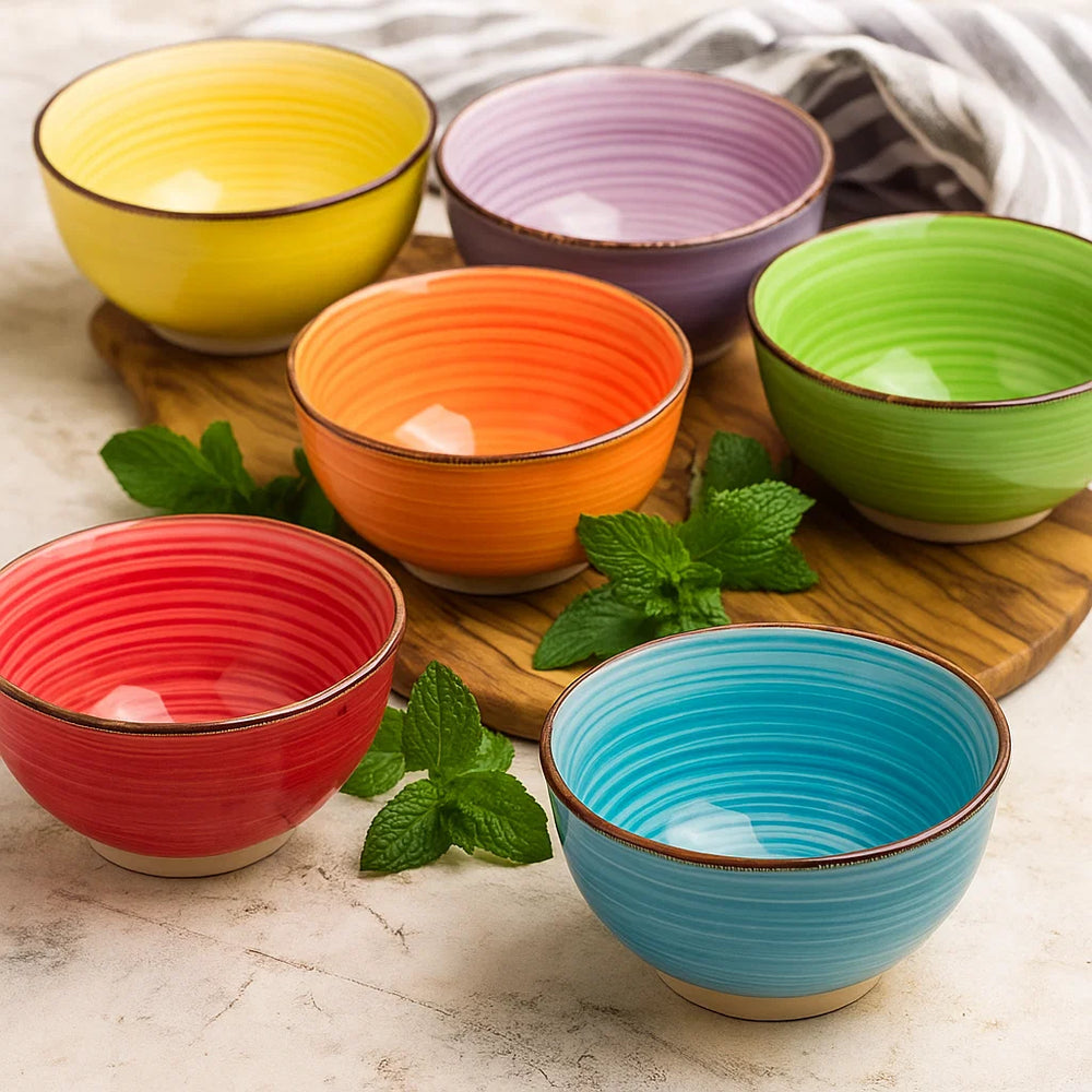 Cuencos pequeños Studio Tavola Sunny Summer ø 12 cm - 6 unidades