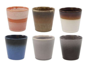 Studio Tavola Tazas de café - Tazas Senseo - Earth - 200 ml - 6 unidades