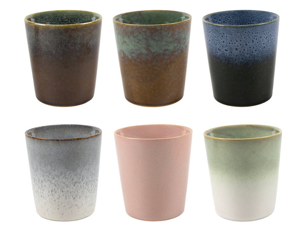 Studio Tavola Juego de Café - Tazas de Café y Cappuccino - Viento - 12 piezas