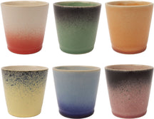 Tazas de café Studio Tavola - Tazas Senseo - Fire - 200 ml - 6 piezas