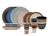 Juego de vajilla Studio Tavola Earth 30 piezas / 6 personas - 6 platos llanos, 6 platos para desayuno, 6 cuencos, 6 tazas de café y 6 vasos de café
