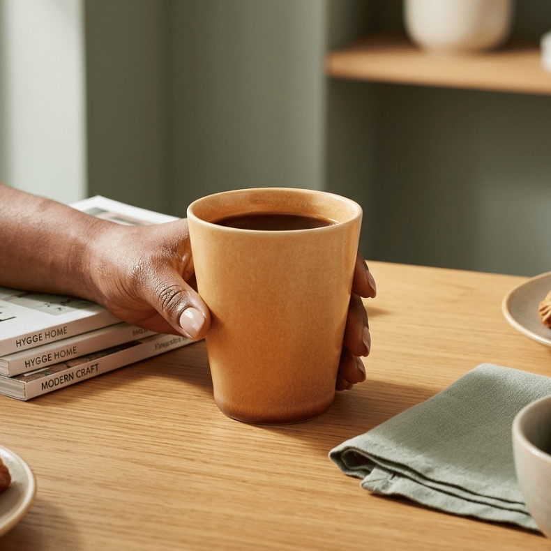 Tazas de capuchino Studio Tavola - Tazas de café - Fire - 310 ml - 6 piezas