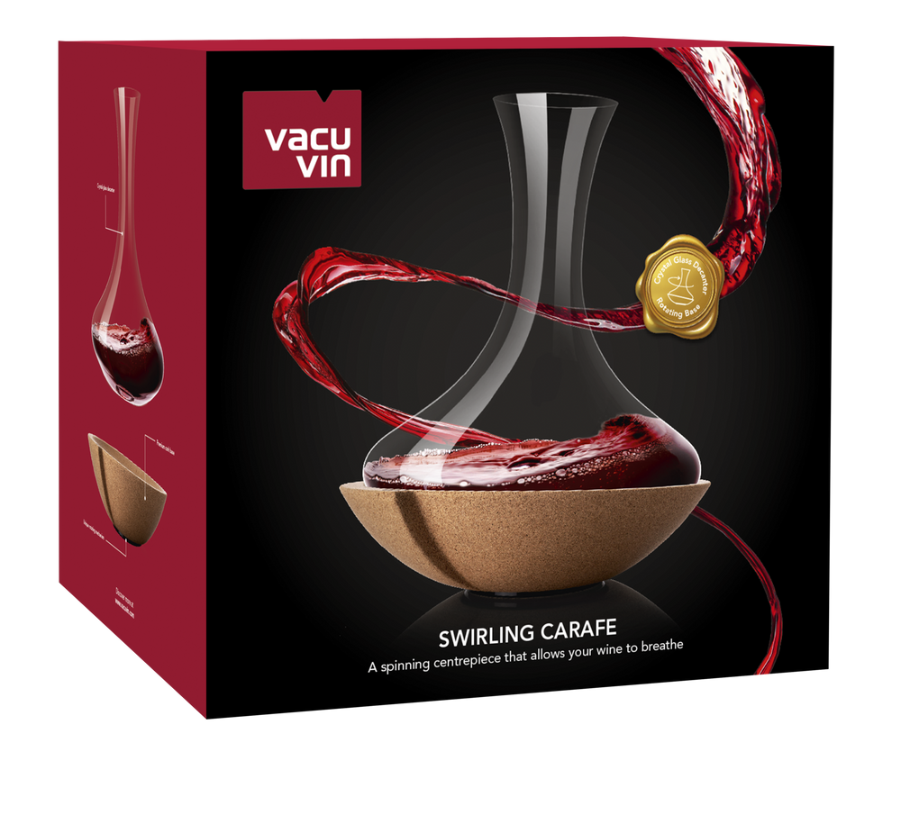Decantador Vacu Vin Swirling Carafe - Cristal - 1 litro