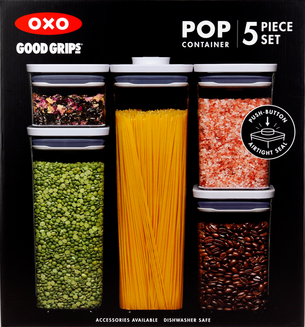 Set de frascos de almacenamiento OXO Good Grips - POP 2.0 - 5 piezas