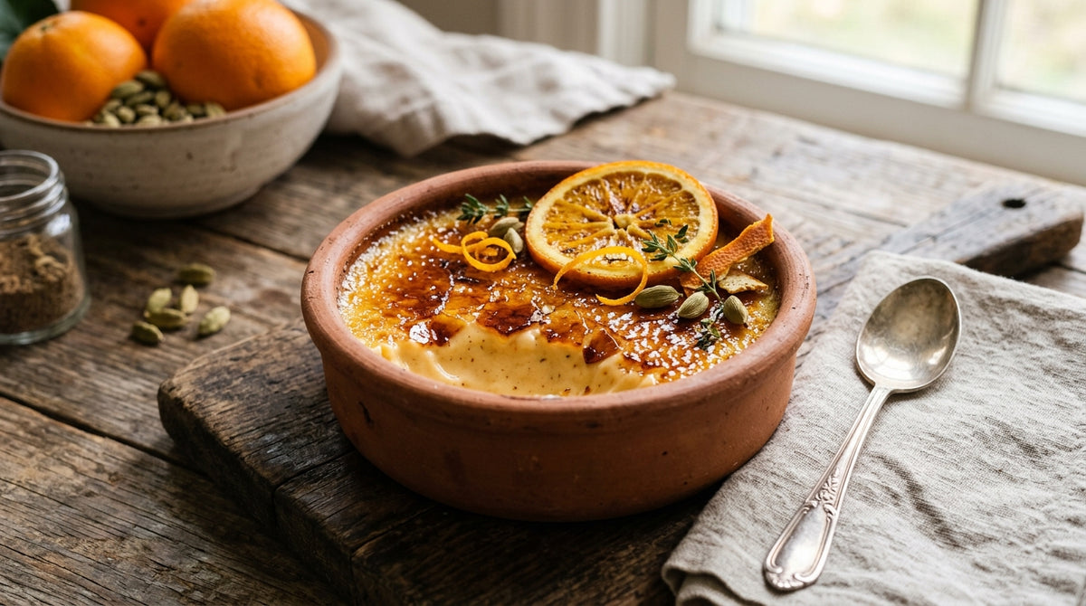 Un postre clásico con un giro cálido y terroso