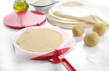 Hendi Prensa para tortillas - Rojo - ø 20 cm