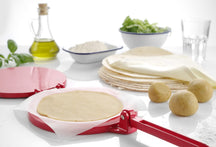 Hendi Prensa para tortillas - Rojo - ø 20 cm