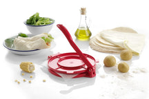 Hendi Prensa para tortillas - Rojo - ø 20 cm
