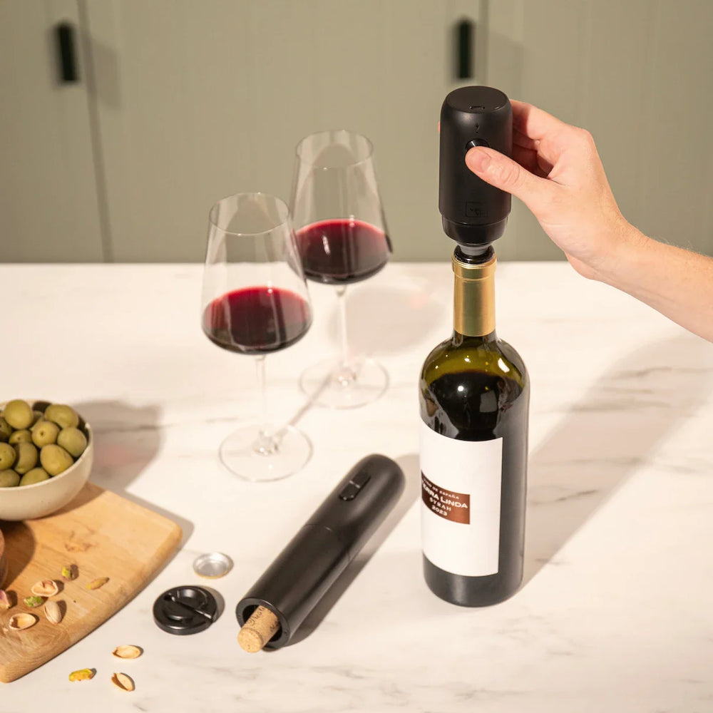Conservador de vino eléctrico Vacu Vin con bomba de vacío + 2 tapones
