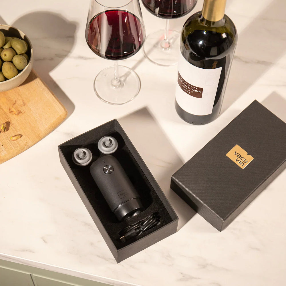 Conservador de vino eléctrico Vacu Vin con bomba de vacío + 2 tapones