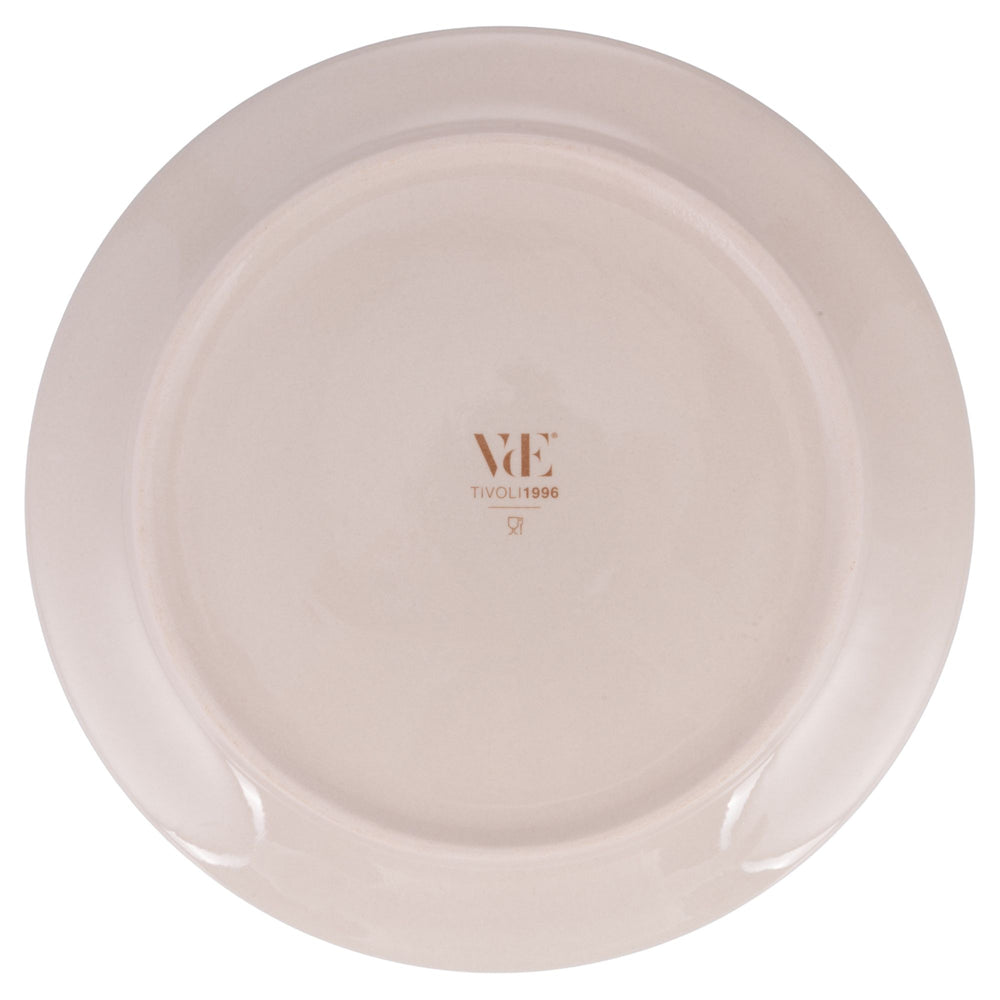 Villa d'Este Home juego de vajilla Baita Classic 18 piezas / 6 personas - 6 platos de cena, 6 platos de desayuno y 6 platos hondos