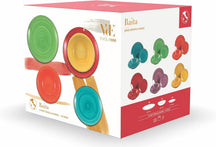 Villa d'Este Home juego de vajilla Baita multicolor 18 piezas / 6 personas - 6 platos de cena, 6 platos de desayuno y 6 platos hondos