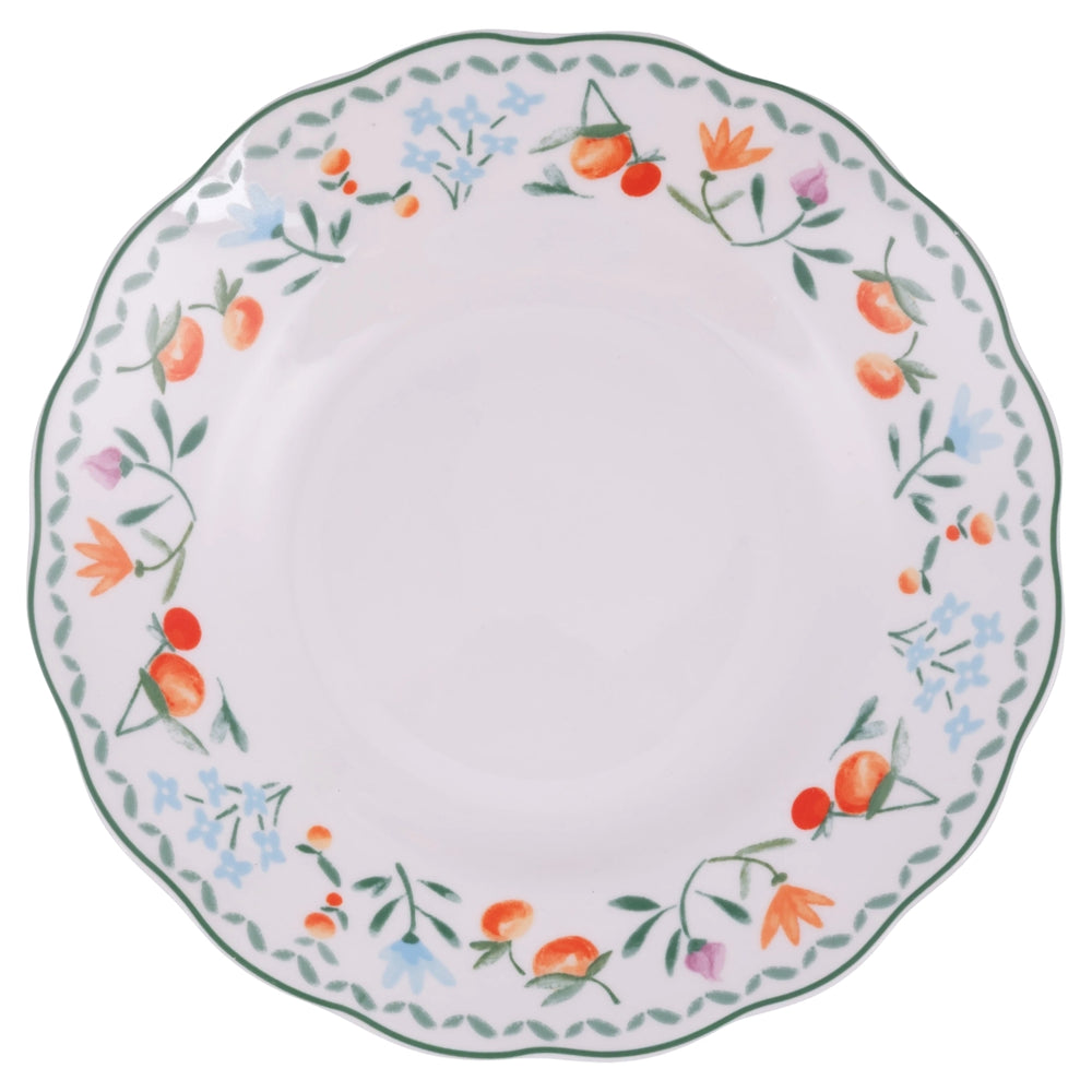 Villa d'Este Home Serviesset Cherry Flowers Baita 18-delig / 6 personas - 6 platos de cena, 6 platos de desayuno y 6 platos hondos