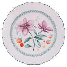 Villa d'Este Home Serviesset Cherry Flowers Baita 18-delig / 6 personas - 6 platos de cena, 6 platos de desayuno y 6 platos hondos