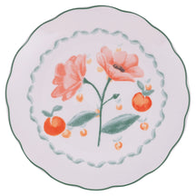 Villa d'Este Home Serviesset Cherry Flowers Baita 18-delig / 6 personas - 6 platos de cena, 6 platos de desayuno y 6 platos hondos