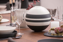 Set de vajilla Villeroy & Boch La Boule - Negro / Blanco 7 piezas / 2 personas - 2x cuenco, 2x fuente, 2x plato universal, 1x fuente para servir
