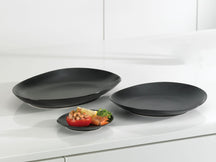 Fuente para servir Vongola Negro - 36 x 25 cm Cosy & Trendy