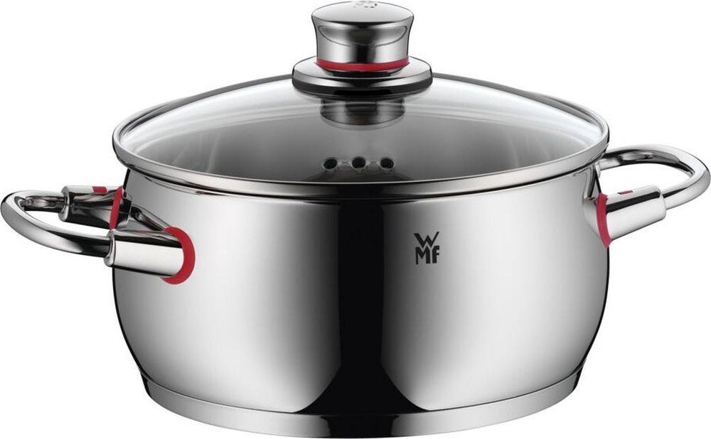 WMF juego de ollas Quality One - RVS 5-piezas Incluye GRATIS Cookinglife utensilios de cocina set - Olla ø 16, 20, 20 y 24 cm y Cazo ø 16 cm