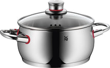 WMF juego de ollas Quality One - RVS 5-piezas Incluye GRATIS Cookinglife utensilios de cocina set - Olla ø 16, 20, 20 y 24 cm y Cazo ø 16 cm