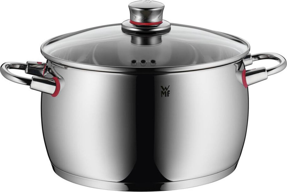 WMF juego de ollas Quality One - RVS 5-piezas Incluye GRATIS Cookinglife utensilios de cocina set - Olla ø 16, 20, 20 y 24 cm y Cazo ø 16 cm