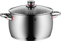 WMF juego de ollas Quality One - RVS 5-piezas Incluye GRATIS Cookinglife utensilios de cocina set - Olla ø 16, 20, 20 y 24 cm y Cazo ø 16 cm